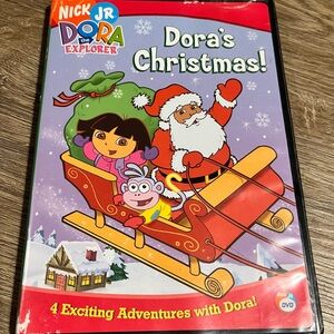 Nickelodeon Dora the Explorer Christmas DVD - Red and Purple
